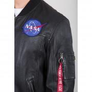 Kurtka Alpha Industries MA-1 LW NASA Leather