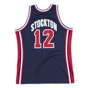 Autentyczna koszulka drużyny USA nba John Stockton