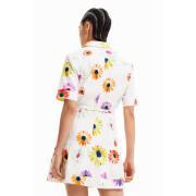 Damska krótka sukienka koszulowa w kwiaty Desigual M. Christian Lacroix