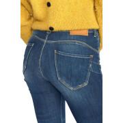 Damskie regularne jeansy z wysoką talią Le Temps des cerises Casal Pulp N°2