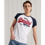 Lekka koszulka z raglanowymi rękawami Superdry Vintage Logo Duo