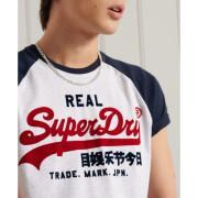 Lekka koszulka z raglanowymi rękawami Superdry Vintage Logo Duo