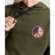 Bluza z kapturem i wzorem bez logo Superdry Military