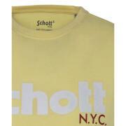 Koszulka z krótkim rękawem i dużym logo Schott